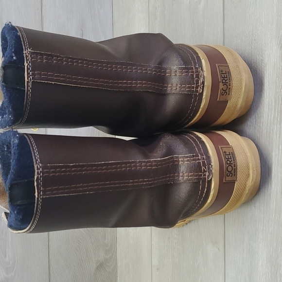 Sorel Mens Outdoor Hiking Duck Comfort Shoes boots Insulated lined sz 11 - Picture 4 of 13